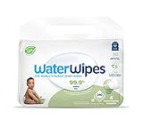 WaterWipes Sensitive+ Baby & Toddler Wipes, 3-In-1 Cleans, Cares, Protects, 99.9% Water, Textured Clean, Unscented & Hypoallergenic, 240 Count (4 Packs)