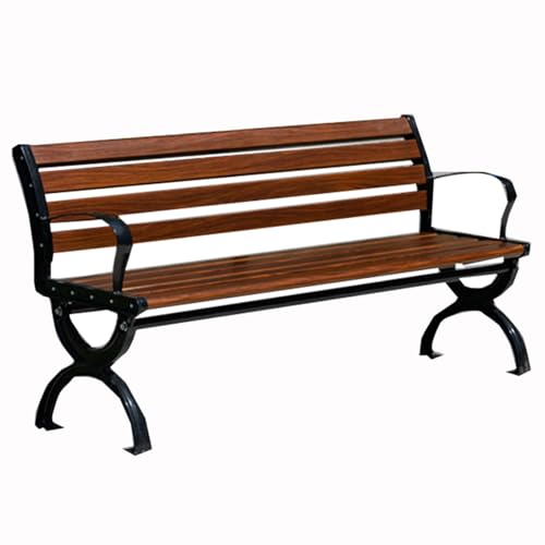 Banc d'extérieur de villa en alliage de zinc et aluminium au design épuré