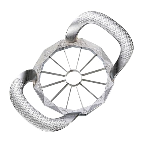 Cortador De 12 Porciones - Cortador Y Rebanador De Frutas Grandes | Utensilio De Cocina, Herramienta Para Quitar El Corazón, Divisor De Patatas Para Hogar, Viajes Y Camping