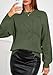 PRETTYGARDEN Womens Sweaters 2026 Fall Fashion Long Sleeve Crewneck Floral Knit Pullover Sweater Tops Winter Clothes (Army Green,Medium)