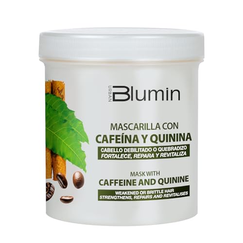 Blumin Mascarilla fortificante con Cafeína y Quinina ideal para cabellos debilitados, 700 ml