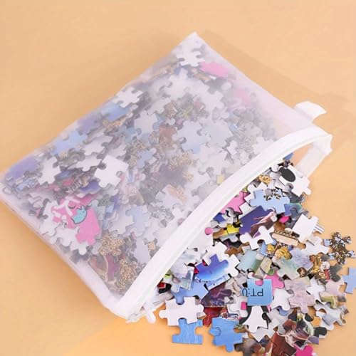 Image of 2 Stationary Transparent Pouch, Plastic Zipper Bags, Student Storage Bag, Document Bags, Certificates Bags, Pencil Pen Cases, Envelope Bag, Cosmetic Pouch with Zipper, Travel Organizer(Large)