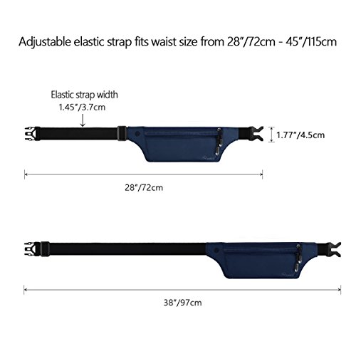 Image of Ryaco Travel Money Belt, Slim RFID‑Blocking Hidden Waist Pouch
