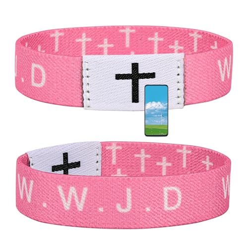 Daily Bible Verse WWJD Bracelet, Christian Jesus Bracelet for Women Men, Jesus Gift Wristband, WWJD Bracelet - What Would Jesus Do Bracelet