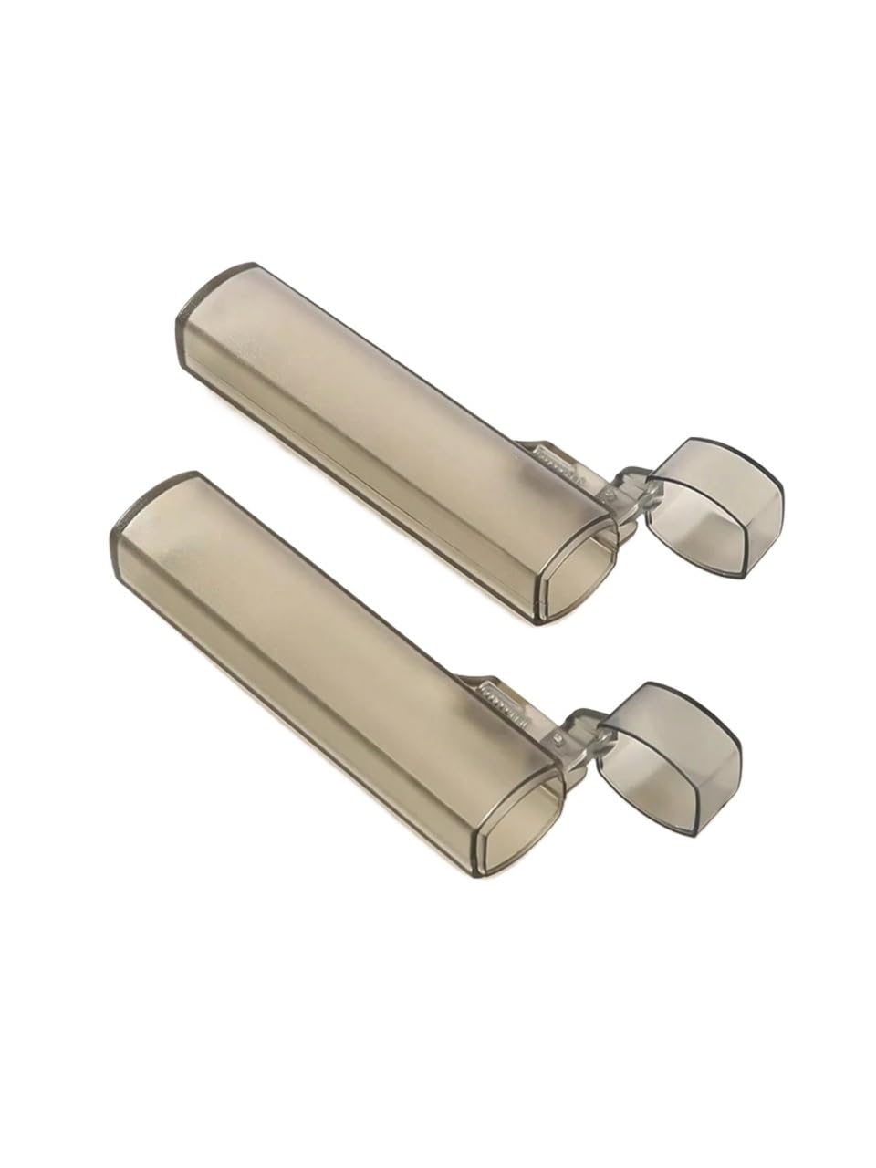 Tianshengqi 2Pcs Portable Mini Toothpick Holder Plastic Cotton Swab Dispenser Storage Container Case For Outdoor Travel And Camping(2Pcs)