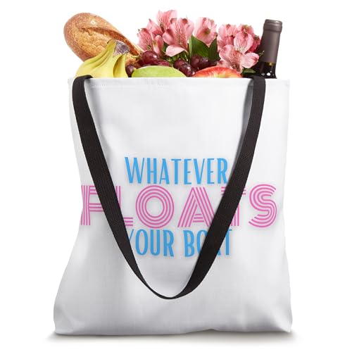 Bolso tote divertido retro de los años 80 con diseño 'Whatever Floats Your Boat' miniatura 4