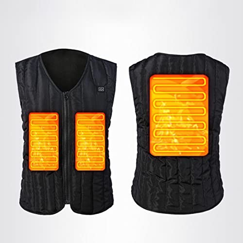 NC Colete aquecido elétrico unissex inverno 3 níveis de temperatura usb roupas elétricas aquecidas p