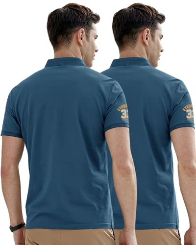 Image of Noble Monk Men's Cotton Blend Regular Fit Polo T-Shirt