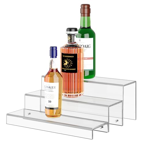 JUESHA 2 Pack Tiers Bar Shelves for Liquor Bottles, 15