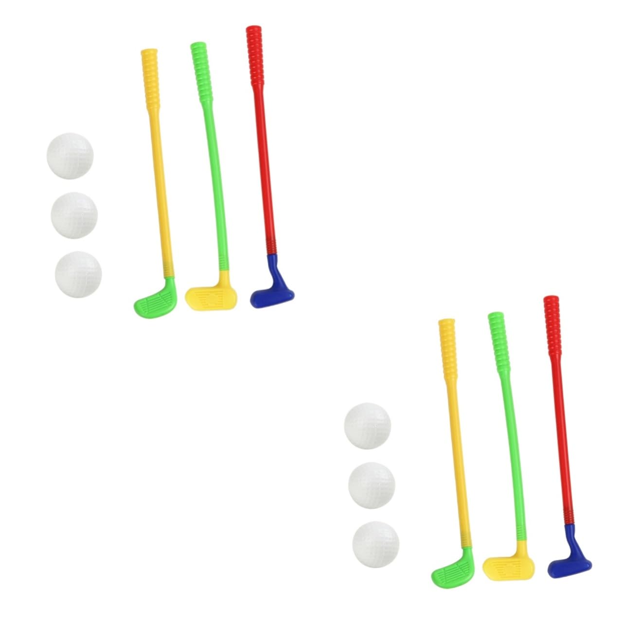 Toyvian 2pcs Toy for Kids aldult Toy Kids Mini Toys stropping kit Golf Balls for Kids Mini Golf Clubs Sensory Toys for Women Toddler Golf Clubs 3-5 Kids Clubs Plastic Sports Course Child