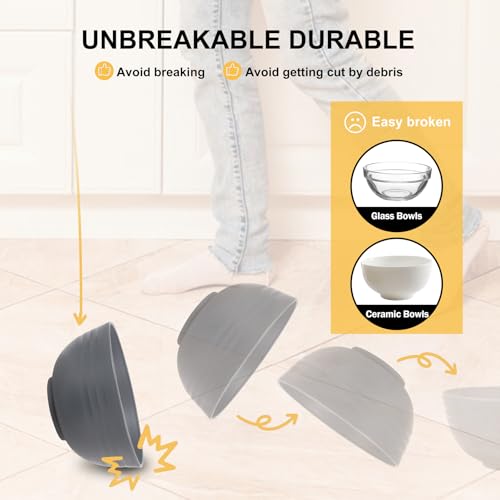 Image of Rubtlamp 16Pcs Plastic Wheat Straw Dinnerware Set, Reusable Plastic Dishes Set for 4, Kitchen Plates And Bowls Set (Deep Four Colors) Include Dinner Plates, Dessert Plates, Cereal Bowls, Cups