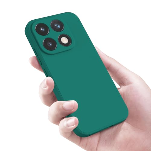 Image of Kapa Matte Protective Lens Flexible Back Cover for Xiaomi 17 | Slim Silicone with Soft Lining Shockproof Full Body Bumper Case (Green)