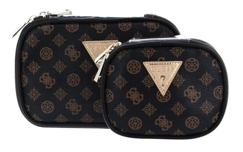 GUESS Mildred Cosmetic Case Brown