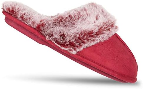 Jessica Simpson Women's Comfy Faux Fur House Slipper Scuff Review | Image 5