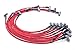 Moroso 73699 Ultra 40 Spark Plug Wire Set in Red, Fits Small Block Chevy in most Sprint Car Applications