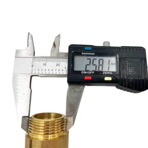 Alargador de latón 3/4 BSP de 60mm prolongador de rosca macho hembra para tuberías 3