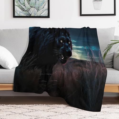 Couverture douce lion et moelleuse pour des nuits sereines - 3