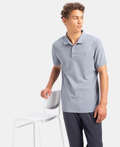 Image of Jockey AM38 Men's Microfiber Fabric Solid Half Sleeve Polo T-Shirt with StayDry & StayFresh Technology