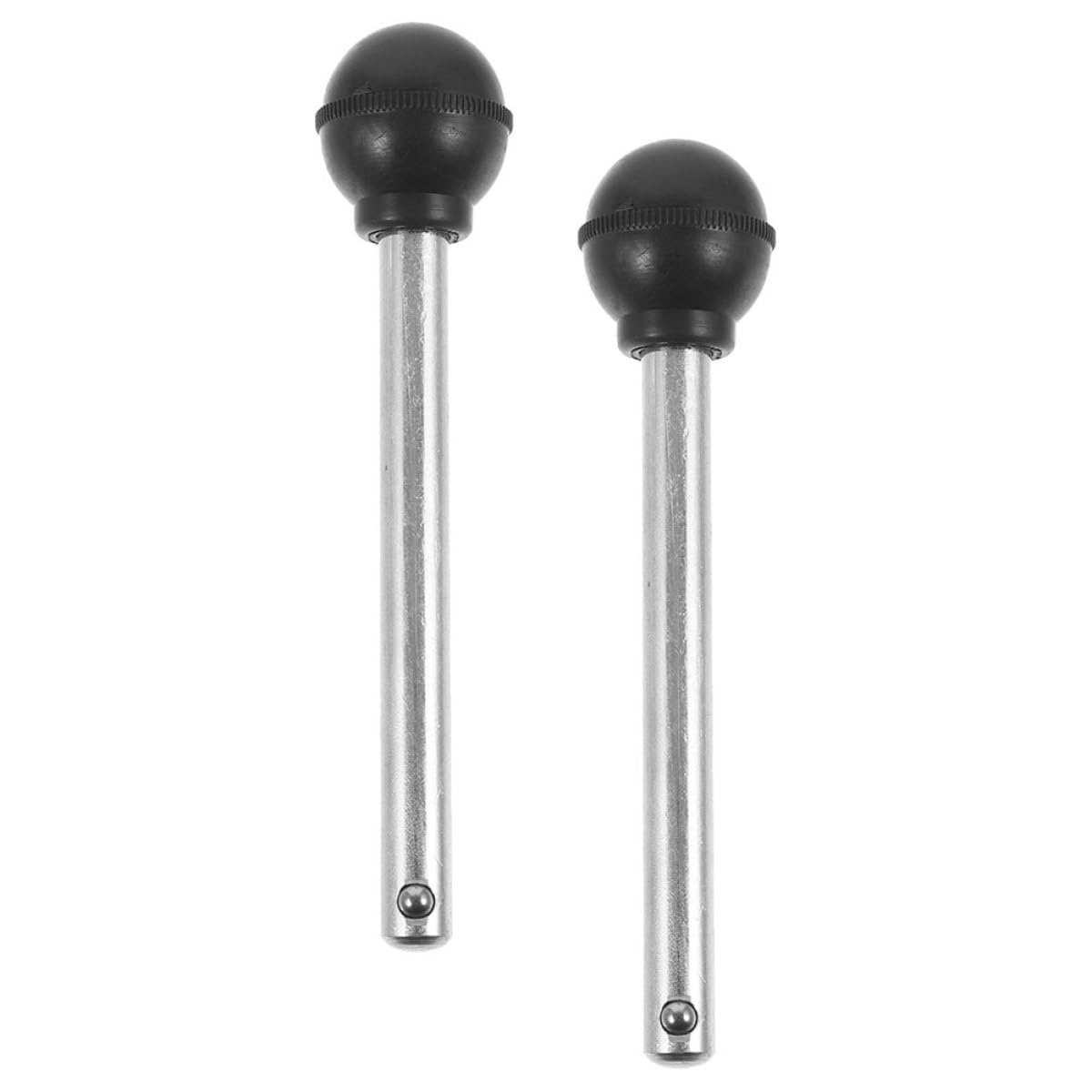 DIYEAH 2pcs Locking Pins for Weight Bench Gym Equipment 10x95mm Steel Ball Head Loading Pins for Weight Stack Machines Fitness Pulley Accessories with Quick Release