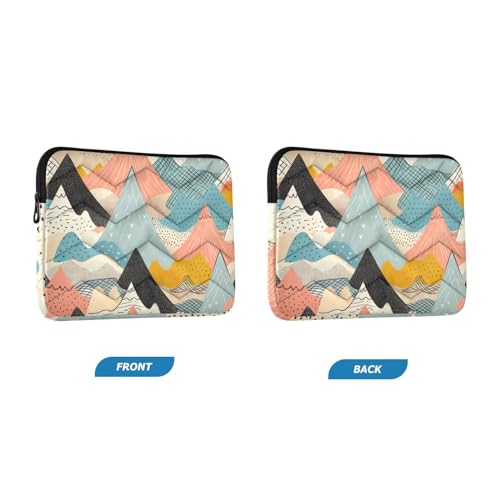Funda para portátil 13-14 pulgadas patrón montañas impermeable miniatura 2