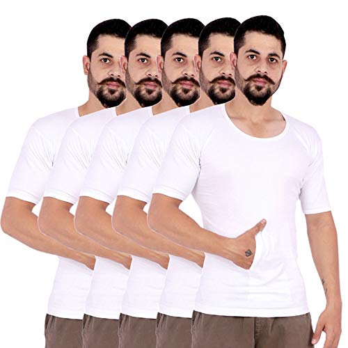 BhondubagusCotton Men's Pocket Vests_White_Combos