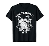 Das perfekte Design für Männer, Frauen, Jungs, Mädchen und Kinder. Eine tolle Geschenkidee zu Weihnachten, Halloween oder zum Geburtstag. Eine schöne Idee für jeden Schlagzeuger, Drummer, Musiker oder Musik Liebhaber. Ein Schlagzeug T-Shirt.