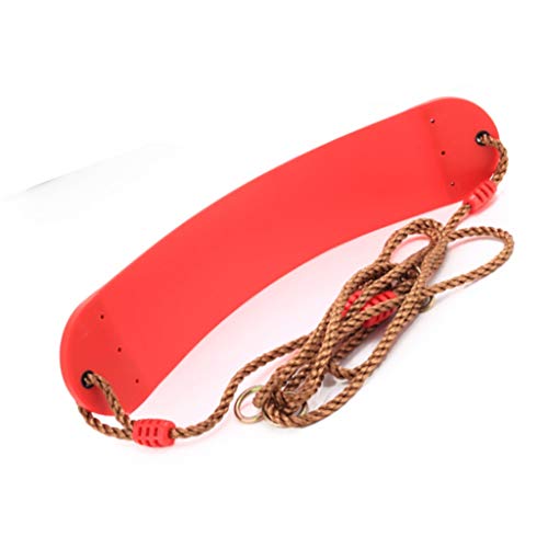 Outdoor Garden Swing Durable Plastic Seat Adjustable Non-Slip Weatherproof Indoor and Outdoor Garden Toy Bearing Weight 150Kg