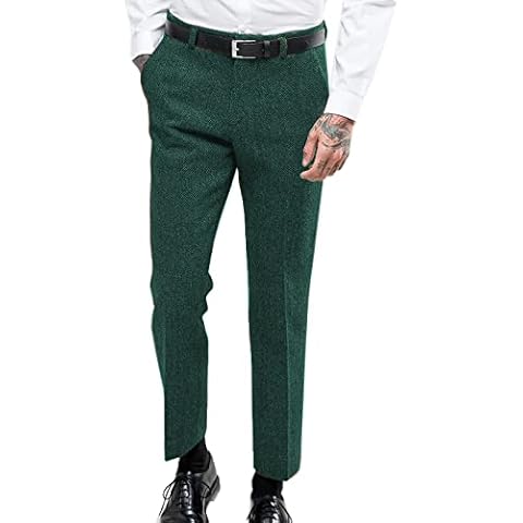 Pantalon vintage AeoTeokey en tweed Cover