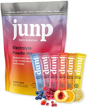 JUNP Hydration Electrolyte Powder, Electrolytes Drink Mix, Hydration Mix, Sugar Free, Gluten Free, 0 Calories, 0 Carbs, Keto Friendly, Kosher, 18 Count. (Variety Pack) image 5