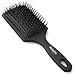 Baasha Large Square Paddle Brush, Detangling Hair Brush, Flat Hair Brush for Women Long Hair, Hair Brushes For Detangling, Paddle Hair Brush for Wet Hair, Cushion Paddle Brush Square Black