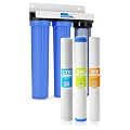 Max Water 3 Stage 20 x 2.5 Whole House Water Filtration System (Sediment, Organic Compounds, Taste & Odor) - 5 Micron PP Sediment, GAC Carbon, CTO Water Filters for Cottage Water - 3/4" Inlet/Outlet