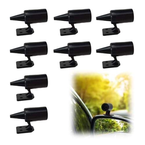 NIRJIK Ahuyentador de Animales para Coche 8pcs, Advertencia Ultrasónica de Ciervos Alimentada por Aire, Evitar Colisiones de Animales, Silbato Ahuyenta Perros para Coches, SUV und Motocicletas