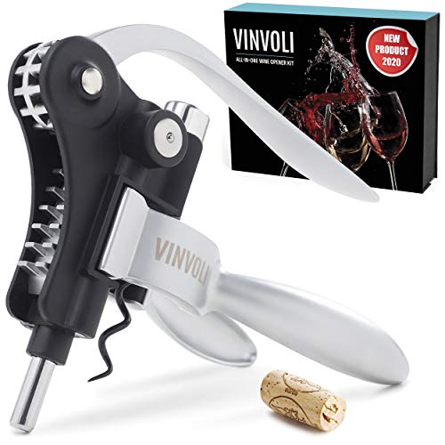 VINVOLI Wine Opener Kit - New 2020 Luxury Wine Bottle Opener Set