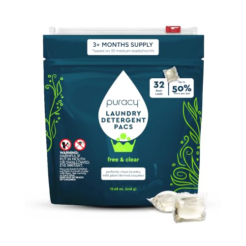 Puracy Laundry Detergent Pods with...