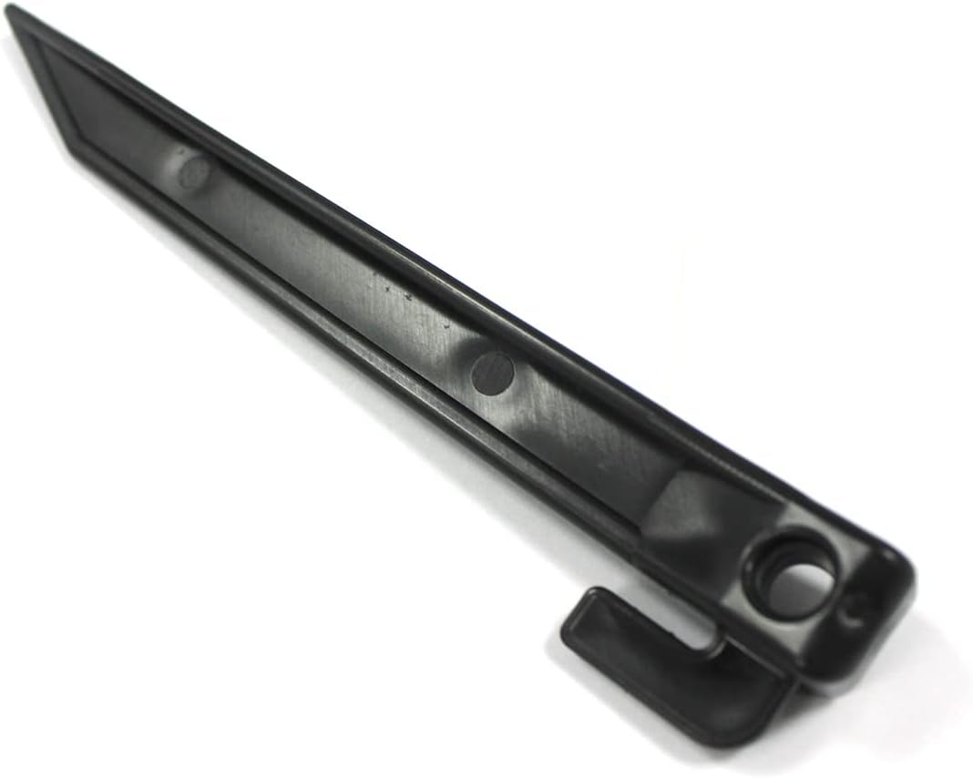 RV Fabric Replacement Screen with Zipper 9'x 11', Universal Mesh Awning Sunscreen Kit for Camper Trailor Motorhome Outdoor UV Blocker - Black