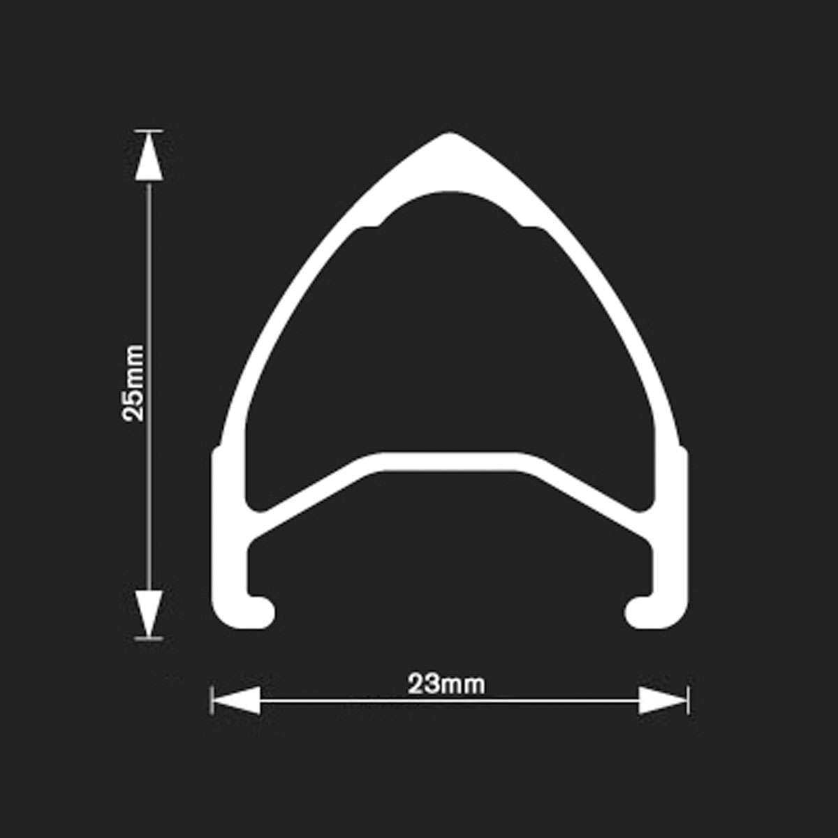 Amazon.com: H Plus Son Archetype Bicycle Rim - 700C 622 x 17.6