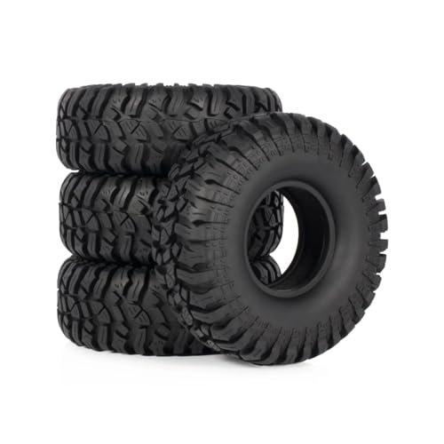 Pneus RC 1.9 caoutchouc 114mm pour SCX10 TRX4 Capra 1/10