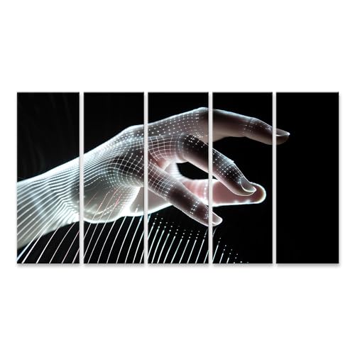 islandburner Bild auf Leinwand D-Scan: Zukunftstechnologie für biometrische Handidentifikation im Wandbild Sicherheitszentrale Sicherheitstechnik GmbH Leinwandbild