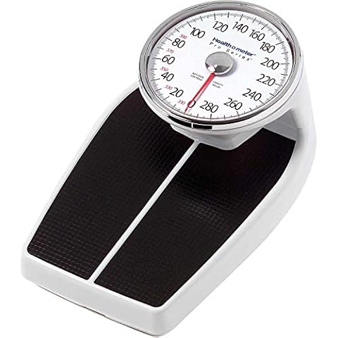 Health O Meter Floor Scale 400 x 1lb, 11 x 12-1/2" Platform W/Raised 8" Dial, 160LB Cover
