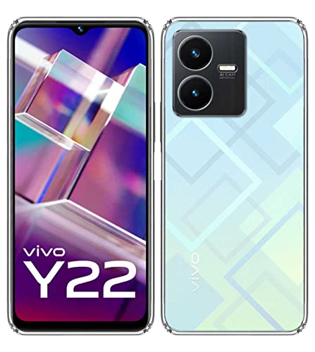 Image of Transparent Soft Silicone TPU Flexible Back Cover Compatible with Vivo Y22
