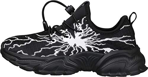 BRONAX Little/Big Boys Comfortable Graffiti Personality Tennis Shoes3