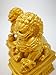 BOYULL Wealth Porsperity Pair of Fu Foo Dogs Guardian Lion Statues,Best Housewarming Congratulatory Gift to Ward Off Evil Energy,Feng Shui Decor