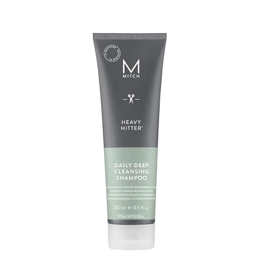 Paul Mitchell Mitchell Heavy Hitter Deep Cleansing Shampoo - diepreinigende verzorgingsshampoo voor mannen, removing shampoo voor de dagelijkse haarverzorging
