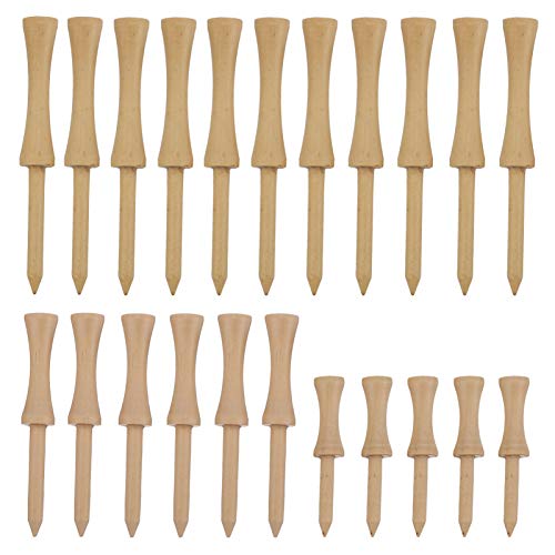 BESPORTBLE 35 Peças de Tees de Golfe de Plástico Tees de Golfe a Granel de Tee Profissional Acessóri