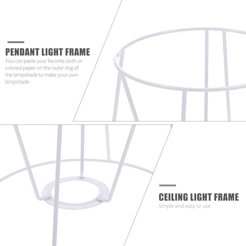 Support de lampe en fer robuste et cadre rigide pour assemblage facile de suspension - 4