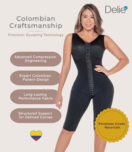 Image of FAJAS DISENOS D'PRADA DELIE Shapewear Tummy Control High Compression Faja Colombiana Girdle for Women Abdomen Control