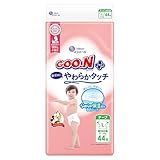 グーン 【テープ Lサイズ】プラス 敏感肌にやわらかタッチ おむつ (9~14kg) 44枚 (ディズニーデザイン)