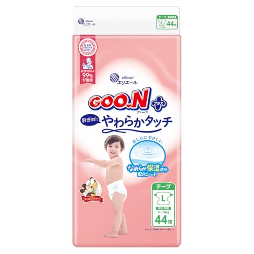 グーンプラス 敏感肌にやわらかタッチ テープ Lサイズ