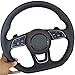 Customized Genuine Leather Car Steering Wheel For Audi A1 8X A2 A3 Q3 Q5 Q2 A4 A5 A6 Accessories(With paddle 1)
