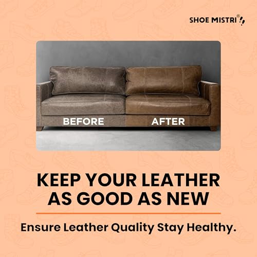 Image of Shoe mistri Mink Oil Leather Conditioner - 100g Waterproofing & Conditioning Balm for Shoes, Bags, Jackets & Accessories - Restores Shine, Prevents Cracks, Removes Mold, Repairs Scratches & Fading